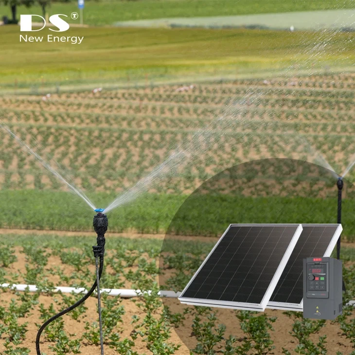 22.6 קילוואט פנל סולארי מופעל על ידי משאבת מים AC 13 קילוואט עם פאנלים סולאריים מונו 580W